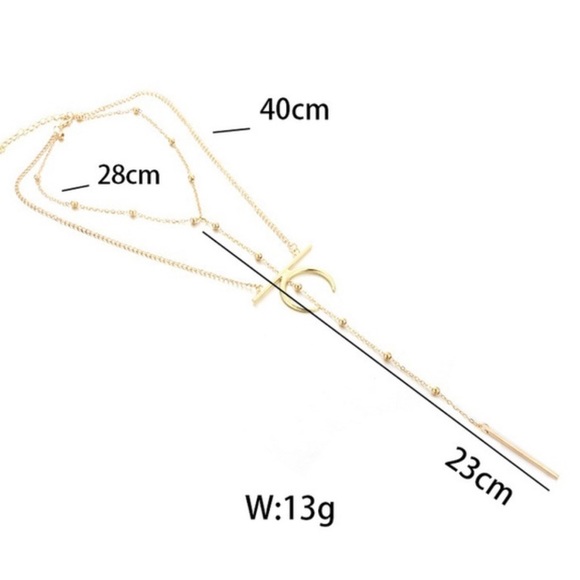 Bohemian Multilayered Vintage Moon Story Necklace - Picture 3 of 3